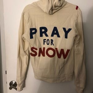 Unisex Aviator Nation “pray for snow” zip up